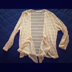 cream knit cardigan